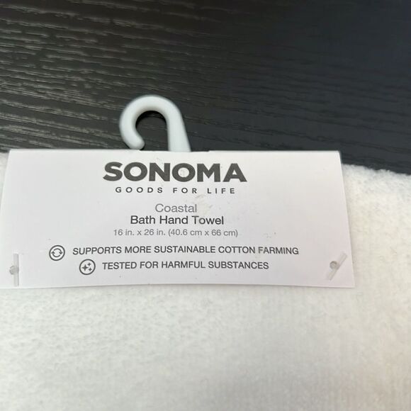 Sonoma Brand Goods for Life Coastal Bath Hand Towel - Picture 3 of 3